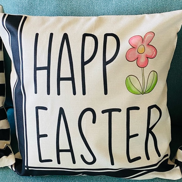 Easter/Spring Decorative Pillow Covers for 18” x 18” pillows. Set of 4. NEW - Picture 6 of 12